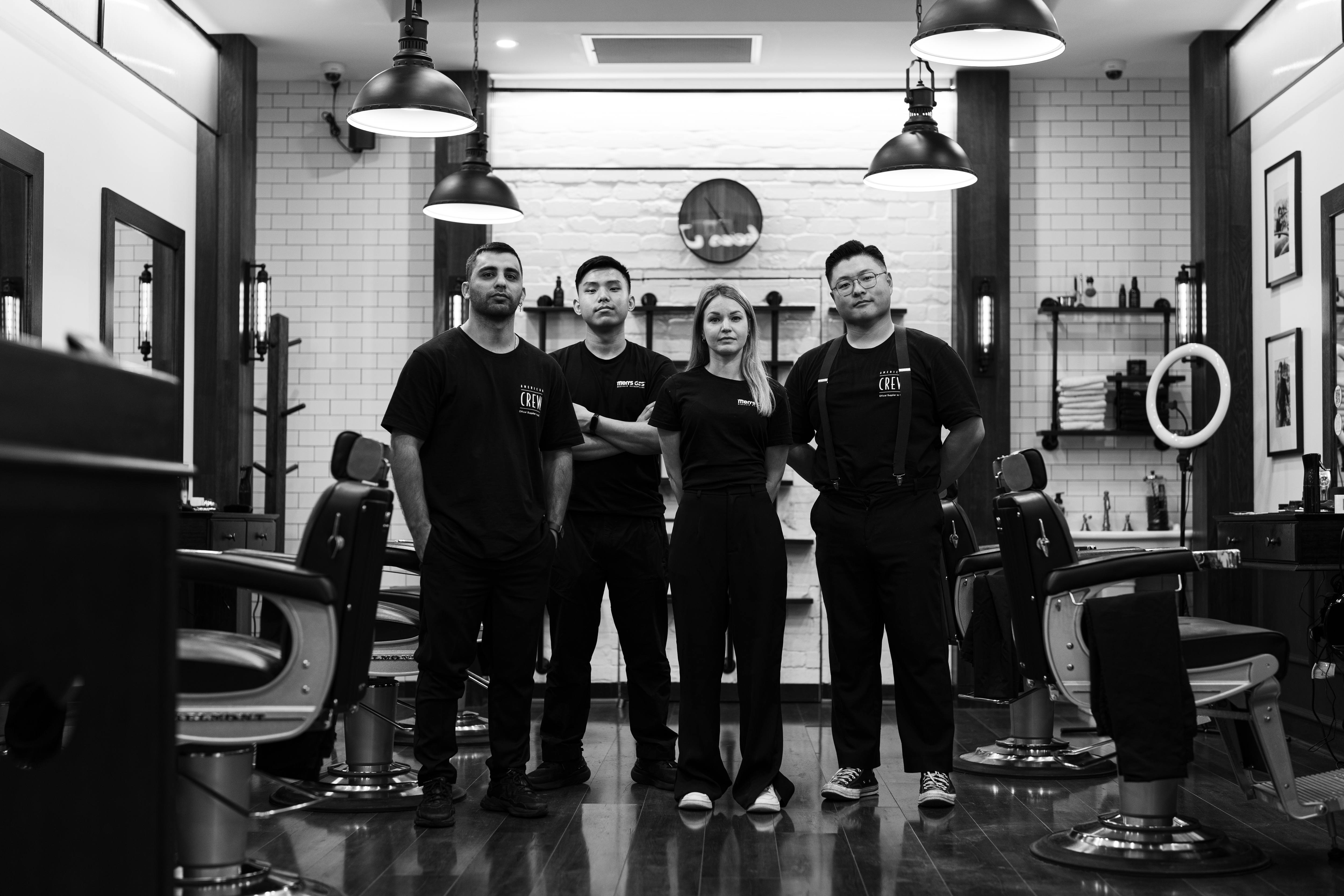 Our professional barber team